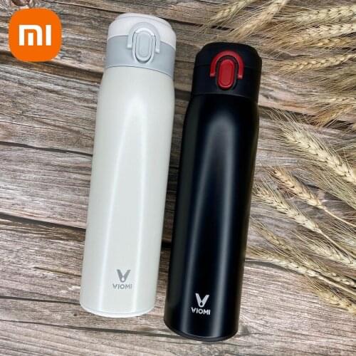 Xiaomi Mijia insulated Bottle - MJBWB03WC 480ml Stainless Steel Travel Portable Thermos Thermal Vacuum Flask Bottle Cup Stainles