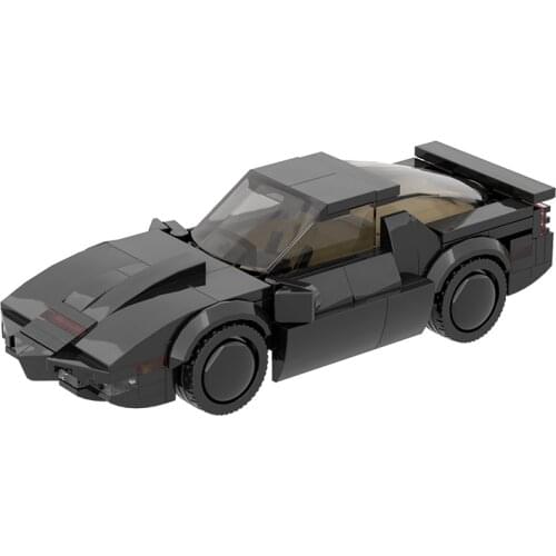 MOC Mechanical Classic Car Knights KITT Model Bricks Model Bricks High-tech Classical MOC Racing Vehicle Toys Boys Gift