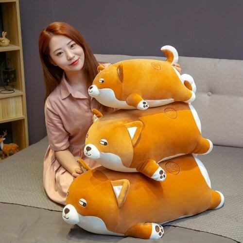 Cute plush toy soft Dog doll Shiba Inu dog stuffed animal pillow cushion children birthday gift