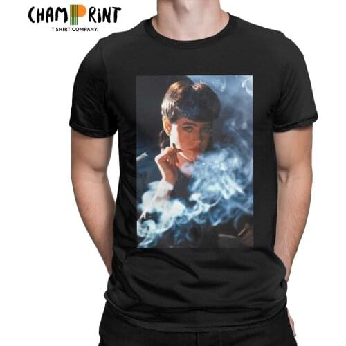 Mens T-Shirt Blade Runner Rachael Fashion 100% Cotton Tee Shirt Short Sleeve Ridley Scott T Shirt O Neck Clothing Plus Size