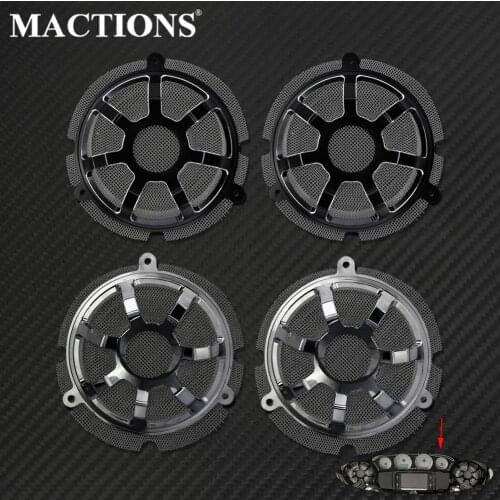 Motorbike Speaker Grill Masks Front Brust Trim Grill Cover For Harley Touring Electra Glide Ultra Classic Street Glide FLHX CVO