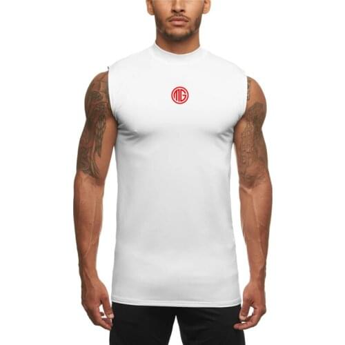 2020 Brand New Mens Tank Top Workout Gym Fashion Clothing Bodybuilding Fitness Singlets Sleeveless Casual Sports Slim Fit Vest