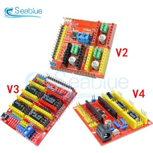 New CNC Shield V4 Shield V3 Engraving Machine / 3D Printer / A4988 Driver Expansion Board For Arduino DIY Kit