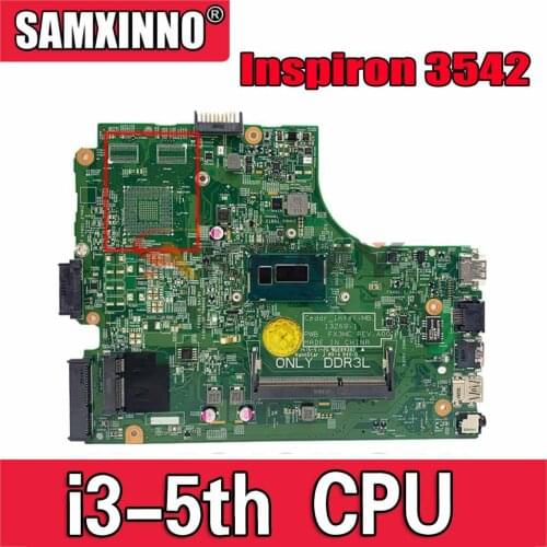 Original Laptop motherboard For DELL Inspiron 3542 3442 SR27G I3-5005U Mainboard CN-0DV8F8 0DV8F8 13269-1
