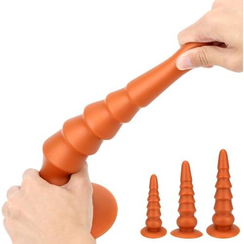Pagoda Anal Plug Sex Toys For Woman Man Liquid Silicone Big Dildo Vagina Masturbation Super Huge Anal Expansion Butt Plug