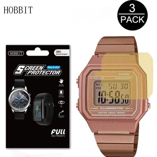 3Pcs HD Clear Anti-Scratch Film For Casio DW5600 A700 AE1400 W-218H Screen Protector Unthin Soft TPU Hydrogel Film Water-proof