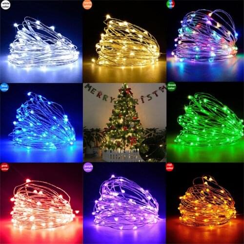 4M 40 LED Copper Wire Fairy String Light Wedding Xmas Party Battery Powered Lamp(Battery are not included)