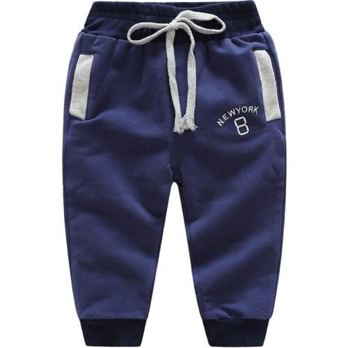 2020 new Boy girl Leisure harem Sports pants Excellent quality cotton Loose Trousers baby Comfortable clothes Children clothing