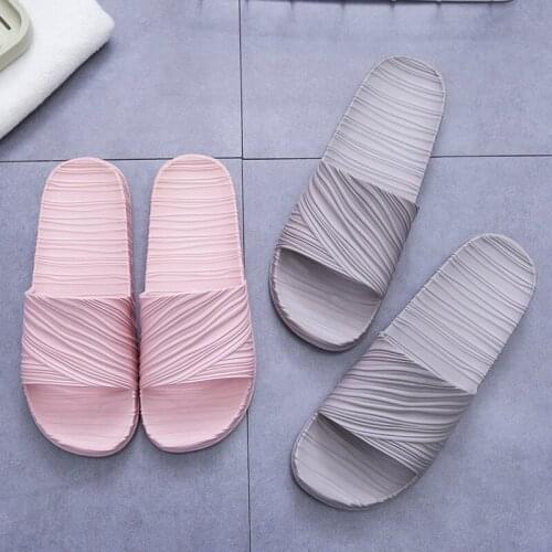 Slipper Womens Summer Non-Slip Bathroom Bath Slippers Mens Home Indoor Lightweight Wear-Resistant home slippers indoor