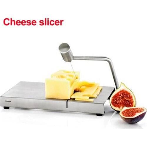 Cheese Slicer Stainless steel Butter Cutting Board Cake Dessert cutting tools foie gras Cheese cutter Kitchen equipment 1pc