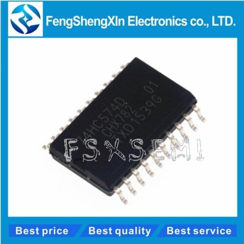 100pcs/lot 74HC574D 74HC574 SOP20-7.2MM Digital logic chip