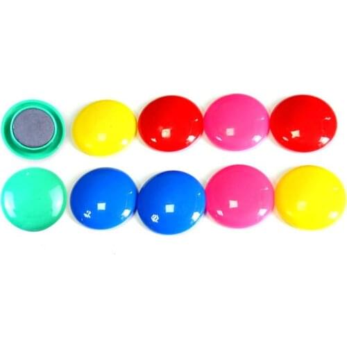 3cm Colorful Whiteboard Magnetic Thumbtacks Blackboard Magnet Pins 1 lot 12 pieces