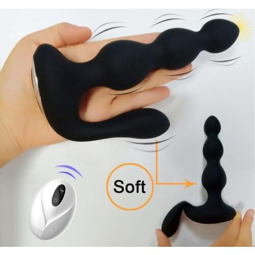 Anal Plug Sex Doll Masturbator Silicone Gay Sex Toys Sm Products Anal Beads Sex Toys for Men Male Prostate Massage Vibrator