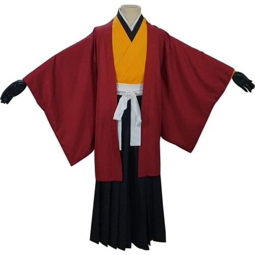 Anime Demon Slayer: Kimetsu no Yaiba Keigoku Enichi kimono Cosplay Costume