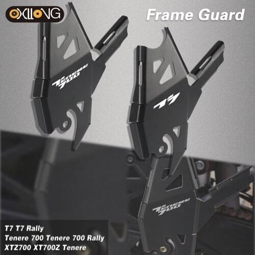Motorcycle Side Frame Panel Guard Protector Cover For Yamaha Tenere 700 Tenere700 Rally XTZ700 XT700Z Tenere 2019 2020 2021