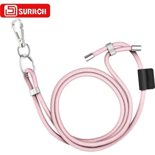 1.5m Keychain Straps DIY Lariat Lanyard Hang Rop Rope Mobile Phone Neck Strap Adjustable Lanyard for ID Card key chain USB badge
