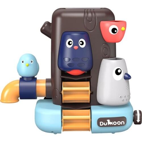 Baby Bath Toys Shower Elephant Water Spray Plastic Tree House Bathroom Pool Tub Game Set Toy for Toddler 3 Years Kids Gift