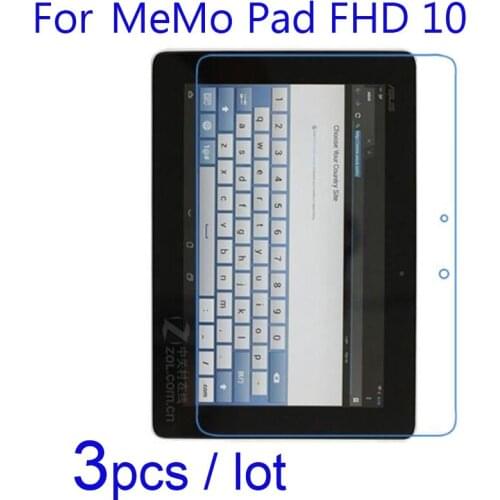 For Asus MeMo Pad FHD10 ME302C/KL/301T Tablet Screen Protectors,3pcs/lot Soft Clear/Matte/Nano Anti-Explosion Protective Films