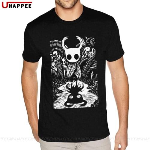 Ghost Knight Graphic Art Hollow Knight Funny Game Classic T-Shirt Mens XXXL Short Sleeves O-neck Tee Shirts