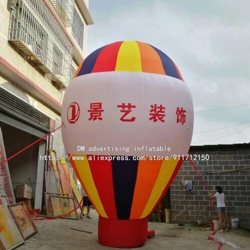 Giant Inflatable Hot air balloon 3M 5M 10ft with blower for advertising customized