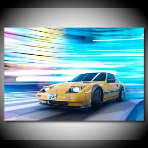 Vehicle Canvas Paintings NISSAN 300ZX Classic Cars Modern Wall Art Pictur Game Posters and Prints for Living Room Decor
