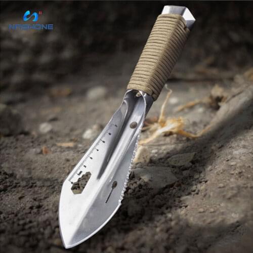 Serrated Edge Digger Metal Detecting Garden Detector with Sheath Stainless Steel Metal Detector Digging Tool Digger Gold Digger