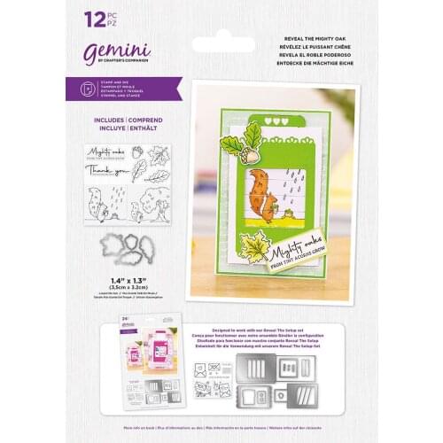 AliliArts Reveal The Mighty Oak Metal Cutting Dies and stamp Scrapbook paper craft knife mould blade punch stencils dies 2021