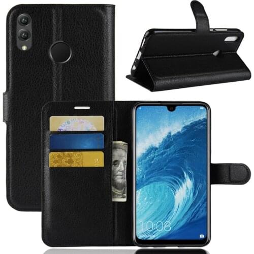 Fashion Wallet PU Leather Case Cover For Huawei Honor 8X MAX Flip Protective Phone Back Shell With Card Holders
