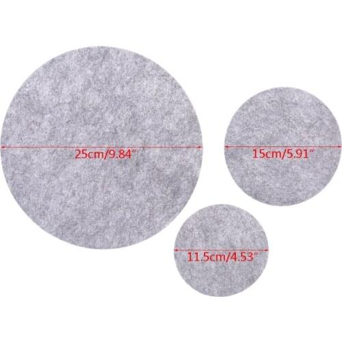 Set of 24 Soft Felt Plate Dividers 3 Sizes Pan Separator Pads Cookware Bakeware Pot Stacking Protectors Dish Scratch Protectors