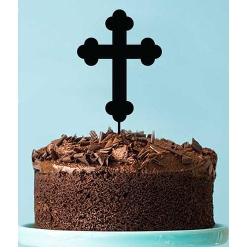 Orthodox Cross Cake Topper ,Christening or Baptism Christian Cross or Crucifix Cake topper Decor,Cross for Childs Christening