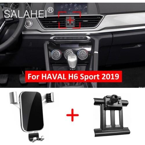 Portable and Durability Car Cell Phone Holder Air Vent Stand Clip Mount For Haval H6 Sport 2019 GPS Support Auto Accessories