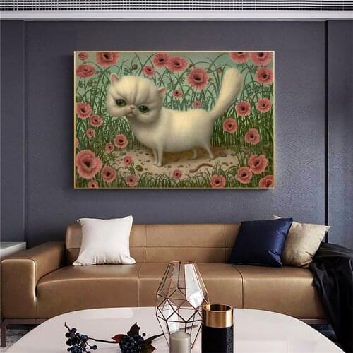 Mark Ryden Cat Surrealism Abstract Nordic Style Poster Print Minimalist Wall Art Canvas Painting Landscape Picture Home Decor