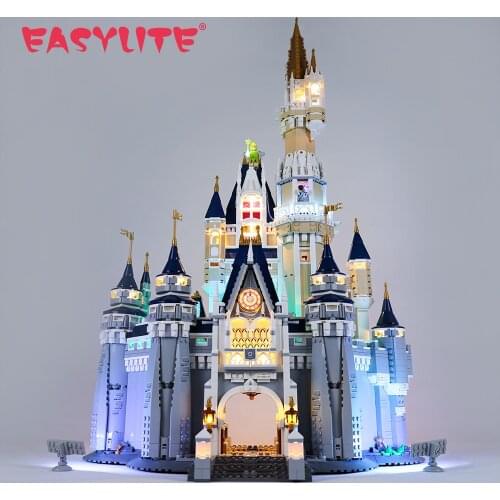 LED Light Set For 71040 Cinderella Princess Castle Compatible With 16008 Only lighting KIt NO Buidling Blocks Model