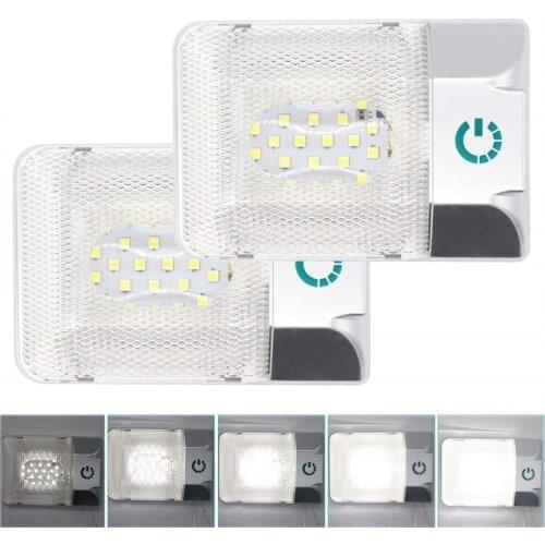 24 &48 RV Interior LED Ceiling Light Fixture Upgraded Touch-Sensitive Dimmer Indoor Lamp For Car Camper Boat Cabinet Showcase