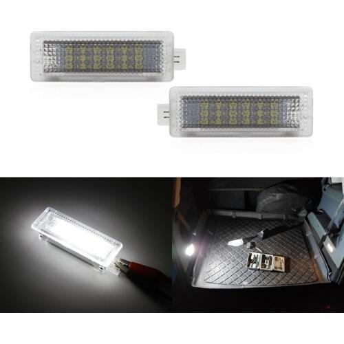 2PCs Error Free Led Courtesy Footwell Under Door Light For BMW E60 E87 E70 E90 E92 E63 E65 E85 M3 E89 Z4 E70 X5 E71 X6 F25