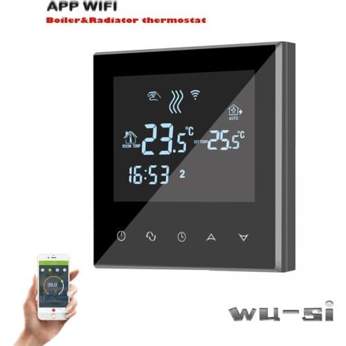 Gas Boiler Heating WIFI thermostat-dry contact relay,with Programmable
