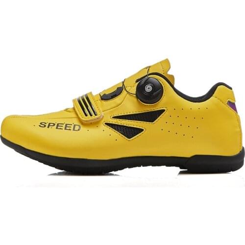 Breathable Pro Self-Locking Cycling Shoes Unisex Road Bike Bicycle Shoes Ultralight Racing Sneakers Zapatos Ciclismo