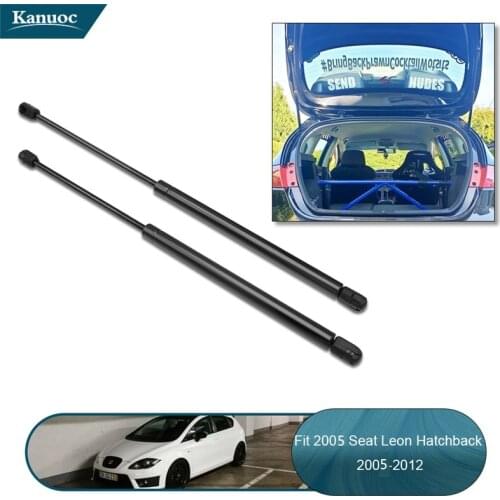 2Pcs Car Rear trunk Gas Spring Lift Supports Struts Boot Hydraulic Rod For Seat Leon MK2 2005-2012 Car Accessories
