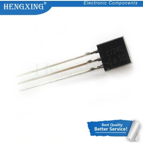 50pcs/lot 2SA970 2SC2240 (25PCS* A970 +25PCS* C2240 ) TO-92 Bipolar Transistors - BJT NPN Gen Pur SS new original In Stock