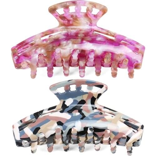 Big Hair Claw Clip - Pretty Hair Accessory for Women Girls Trendy Beauty Hair Ornament Jewelry Tiara Wedding Party Dance Wear