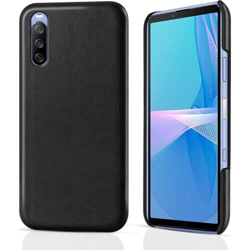 For Sony Xperia 1 5 10 5II 10II 1 III 5 III 10 III Crazy Horse pattern Cover Luxury Business Phone Case For Sony 10III Coque