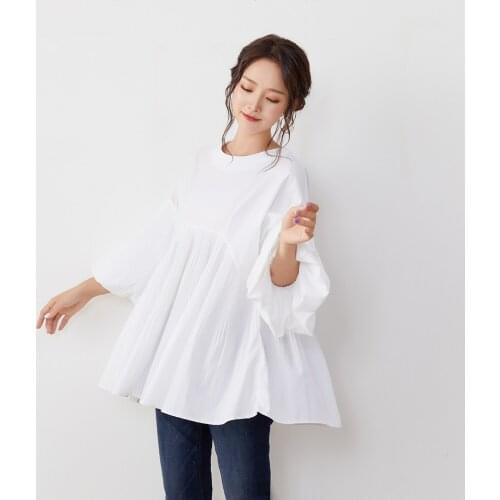 Женские белые рубашки Clocolor China At AliExpress