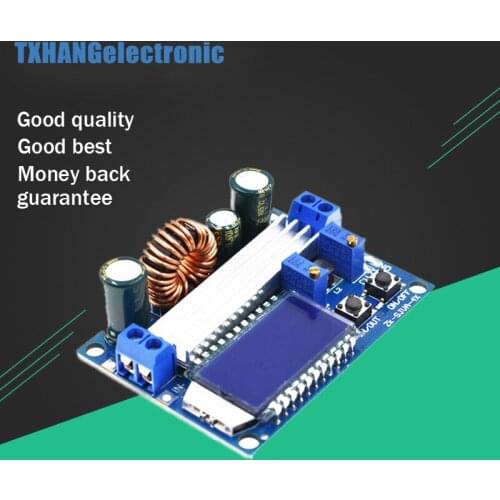 DC 5.5-30V to 0.5-30V LCD digital display buck-boost module voltmeter ammeter diy electronics kit accessory l