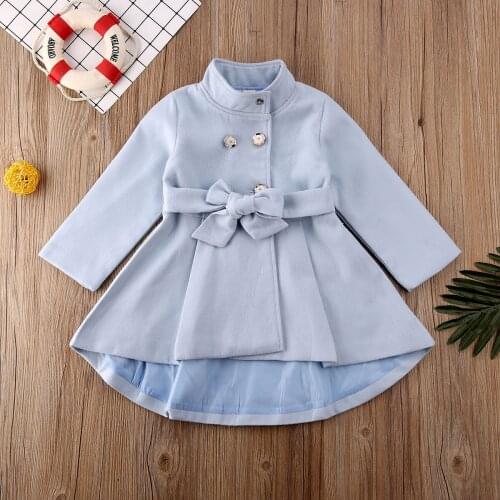 Kid Baby Girl Dress Coat Jacket Toddler Windbreaker Outwear Overcoat Raincoat Snowsuit