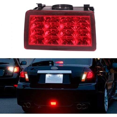 For 2011-2020 Subaru WRX STi Impreza XV LED Rear Fog Tail Brake 12V Red F1 Style strobe LED Rear Fog Light