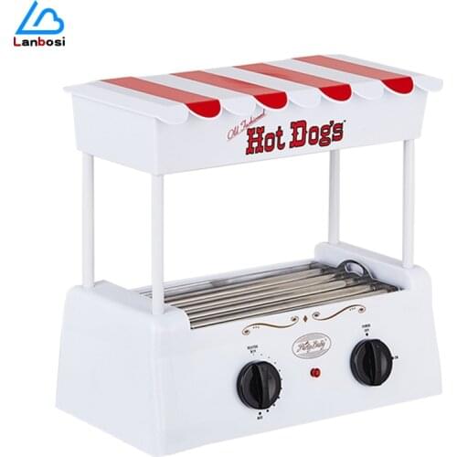 Sausage Machine Home Mini Small Automatic Commercial Hot Dog Sausage Grilling Machine Multifunctional Barbecue Machine