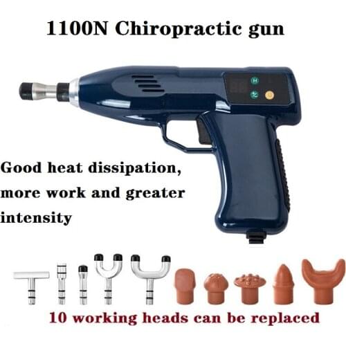 Spine Chiropractic 10 Heads chiropractic adjusting instrument Activator Cervical Vertebrae Massager Electric Correction Gun
