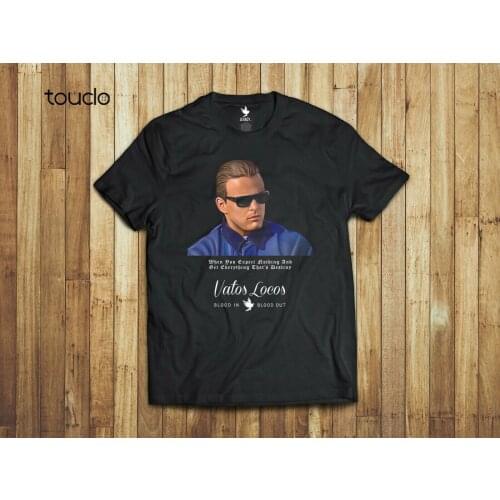 Blood In Blood Out Miklo T-Shirt 100% Cotton Vatos Locos limited edition la onda