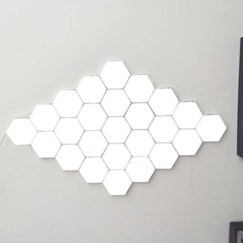 LED Quantum Modular Lamp Touch Sensor Night Light Magnetic Module DIY Pattern Decoration Bedroom Wall Lighting Bedroom Decor