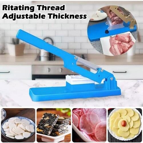 Multifunctional Table Slicer Manual Food Processors Manual Cutter Slicer for Vegetable Fruit Chinese Herbal Kitchen Accessories